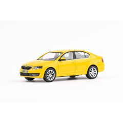 1:43 Масштабная модель Skoda Octavia III (2012) - Yellow Taxi