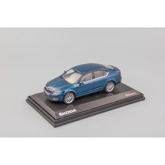 1:43 Масштабная модель Skoda Octavia III (2012)  - Lava Blue Metallic