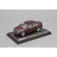 1:43 Масштабная модель Skoda Octavia III (2012) Rosso Brunello Metallic