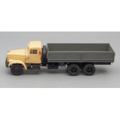 1:43 Масштабная модель КРАЗ 257Б (1969-1977), бежевый / серый