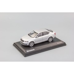 1:43 Масштабная модель Skoda Octavia III 2013 Silver Brilliant Metallic