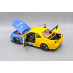 1:18 Модель Nissan Skyline GT-R, жёлтый, 26 см.