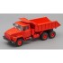 1:43 Масштабная модель КРАЗ 251 самосвал (1979-1981), красный