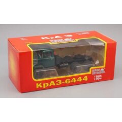 1:43 Масштабная модель КРАЗ 6444 седельный тягач (1985-1994), зелёный