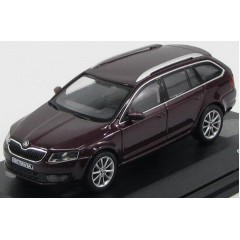 1:43 Масштабная модель Skoda Octavia III Combi 2013 Rosso Brunello