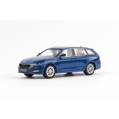 1:43 Масштабная модель Skoda Octavia IV (2020) - Energy Blue