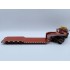 1:43 Масштабная модель BERLIET TB 015 M3 6x4 с прицепом-тяжеловозом 1960 Red