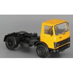1:43 Масштабная модель МАЗ 5433 седельный тягач (1987-1993), оранжевый