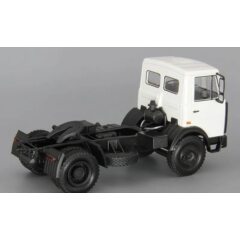 1:43 Масштабная модель МАЗ 5433 седельный тягач (1991-1997), белый