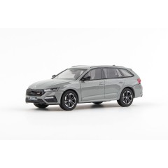 1:43 Масштабная модель Skoda Octavia IV Combi RS (2020) - Grey Steel Uni