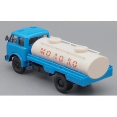 1:43 Масштабная модель МАЗ АСРТ-6,2 Молоко, голубой / белый