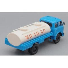 1:43 Масштабная модель МАЗ АСРТ-6,2 Молоко, голубой / белый