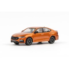 1:43 Масштабная модель Skoda Octavia IV RS (2020) - Phoenix Orange Metallic