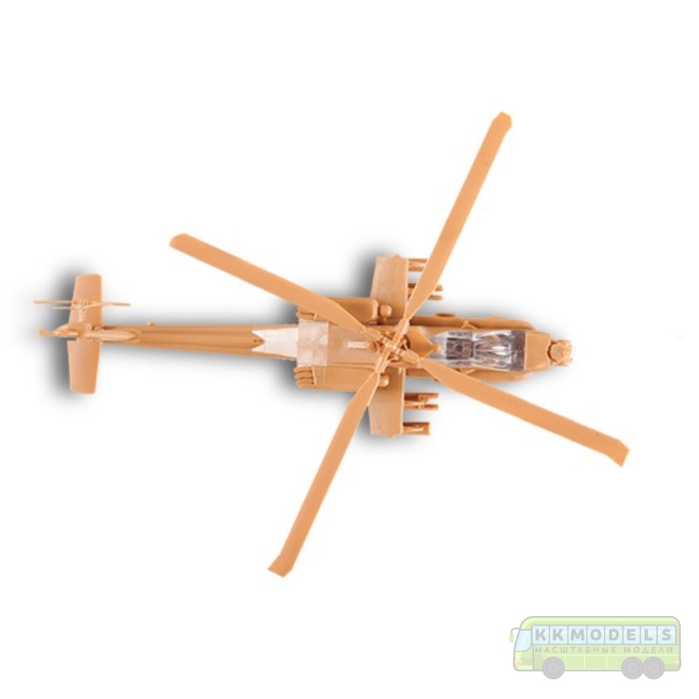 1:144 Сборная модель Американский вертолет "Апач" АН-64