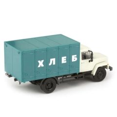 1:43 Автолегенды СССР Грузовики №10 - ГАЗ-3307 Фургон для перевозки хлеба