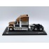 1:43 Масштабная модель INTERNATIONAL Lonestar (2010), Brown Metallic/Black