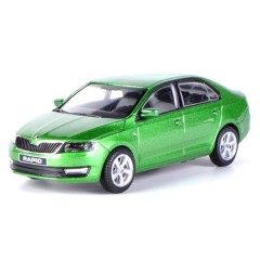 1:43 Масштабная модель Skoda Rapid 2012 Rally Green Metallic
