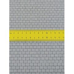 Самоклеющаяся текстура тротуарной плитки №3 (крупная), для макетов, лист А4