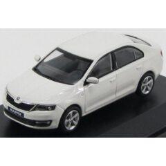 1:43 Масштабная модель Skoda Rapid 2012 White Candy