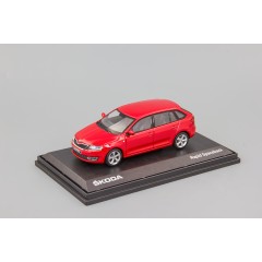 1:43 Масштабная модель Skoda Rapid Spaceback (2013)  Corrida Red Uni