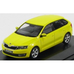 1:43 Масштабная модель Skoda Rapid Spaceback 2014 Sprint Yellow