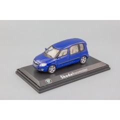 1:43 Масштабная модель Skoda Roomster (2006) Blue Dynamic Uni