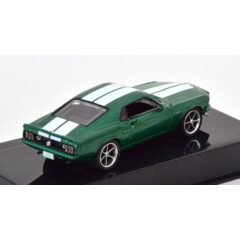 1:43 Масштабная модель FORD Mustang Custom 1969 Green Metallic/White