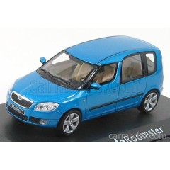 1:43 Масштабная модель Skoda Roomster 2007 Ocean blue metallic