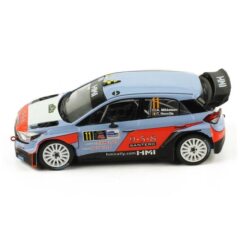 1:43 Масштабная модель HYUNDAI NG i20 WRC #11 A.Mikkelsen/T.Neuville Rally Monza 2017