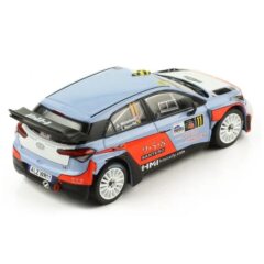 1:43 Масштабная модель HYUNDAI NG i20 WRC #11 A.Mikkelsen/T.Neuville Rally Monza 2017