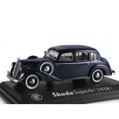 1:43 Масштабная модель Skoda Superb 913 1938 Dark Blue