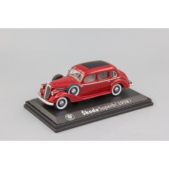 1:43 Масштабная модель Skoda Superb 913 1938 Purple Red