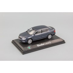 1:43 Масштабная модель Skoda Superb II (2008) Anthracite Grey Metallic