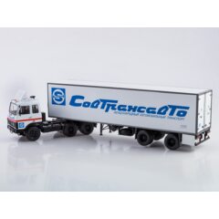 1:43 Масштабная модель МАЗ-6422 с полуприцепом Lamberet