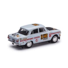 1:43 Масштабная модель МОСКВИЧ 412 #40 "Avtoexport" Тенишев - Кислых - Широченков 20 место ралли London-Mexiko 1970