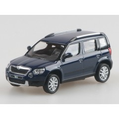 1:43 Масштабная модель Skoda Yeti (кроссовер 4х4) 2009 Lava Blue