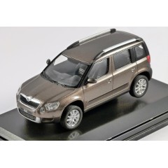 1:43 Масштабная модель Skoda Yeti 2009 Brown Metallic