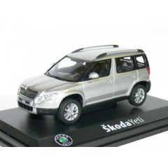1:43 Масштабная модель Skoda Yeti 2009 Silver Brilliant Metallic