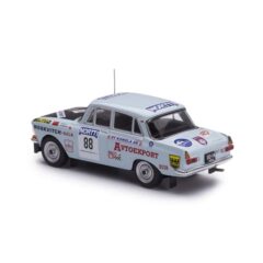 1:43 Масштабная модель Москвич 412 #88 "Avtoexport" Бубнов/Печенкин 37 место Ралли 1000 озер 1973