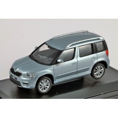 1:43 Масштабная модель Skoda Yeti 2015 Arctic Blue Silver