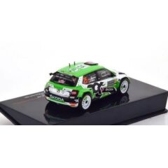 1:43 Масштабная модель SKODA Fabia Rally 2 Evo #25 "Toksport WRT" Mikkelsen/Floene 7 место Rally Monte Carlo 2021