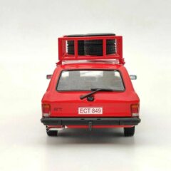 1:43 Масштабная модель FORD Granada MKII Turnier техничка "Bastos Racing Team" с багажником и колесами на крыше 1978