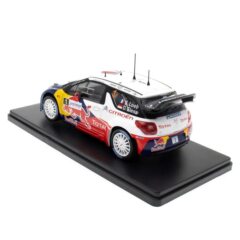 1:24 Масштабная модель CITROEN DS3 WRC #1 "Citroen Total WRT" Loeb/Elena Winner Rally d'Alsace France Чемпион мира 2012