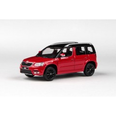 1:43 Масштабная модель Skoda Yeti FL (2013) - Corrida Red Uni