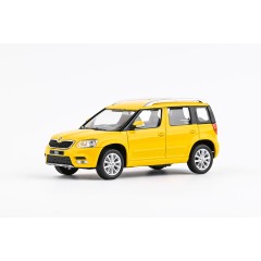 1:43 Масштабная модель Skoda Yeti FL (2013) - Yellow Taxi