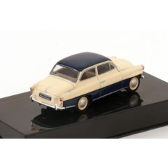 1:43 Масштабная модель SKODA Octavia 1959 Beige/Dark Blue
