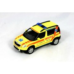 1:43 Масштабная модель Skoda Yeti Rescue I (скорая медицинская помощь) 2014