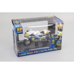 1:18 Масштабная модель Aprilia RSW 250LE (2008)  - FIM Road Racing World Championship 2008 #52 Pesek