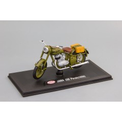 1:18 Масштабная модель Мотоцикл Jawa 250 Perak (1950) Army Green