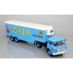 1:43 Масштабная модель BERLIET Tr12 Truck Semi-frigo Jus De Fruits Joker Transports (1964), blue